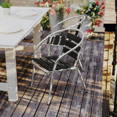 White aluminium online chairs